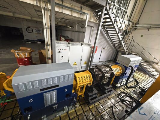 SSCD500-1500/3800 500kW 3183 Nm Τύπος μετάδοσης Δυναμομετρητής Σύστημα δοκιμής πάγκου